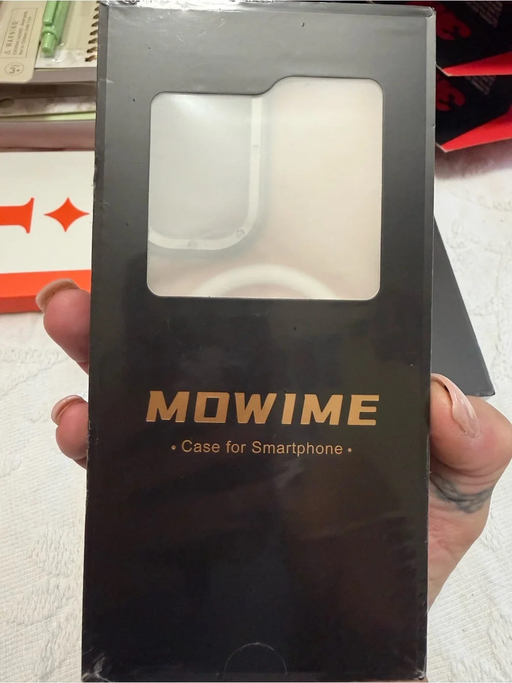 NEW MOWIME Galaxy A17 5G 6.7 Cream Leopard Magnetic Phone Case